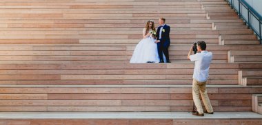 Kameramanların damat ve gelin