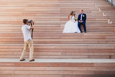 Kameramanların damat ve gelin