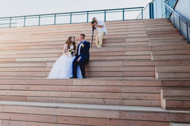 Kameramanların damat ve gelin