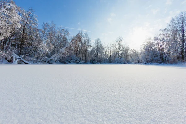 Snow texture and deautiful winter landscape — Stock Photo, Image