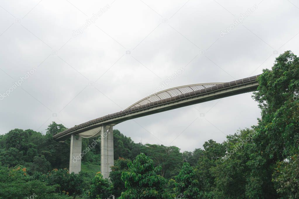 Singapore Henderson wave bridge at Mount Faber Park 