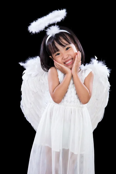 Smiling Asian Chinese Little Angel — ストック写真