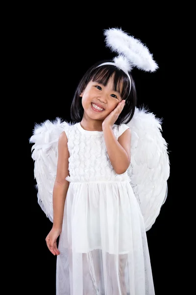 Sonriente asiático chino poco ángel — Foto de Stock