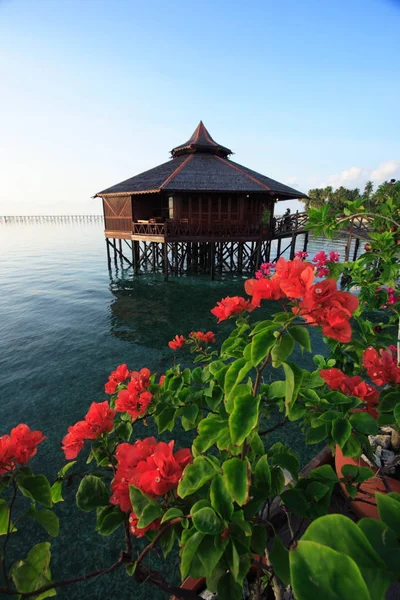 Wyspa Mabul Resort — Zdjęcie stockowe