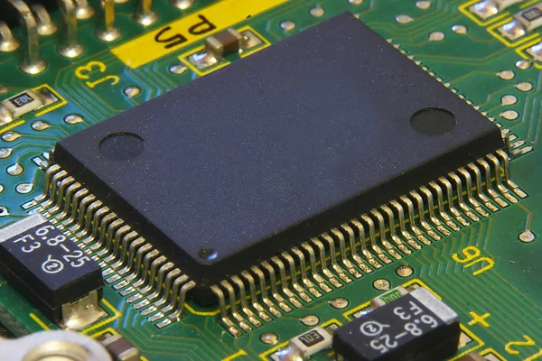 Chips de disco duro Primer plano — Foto de Stock
