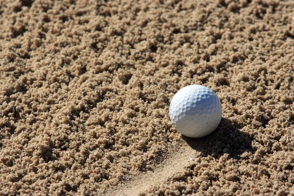 Golfball aus nächster Nähe — Stockfoto