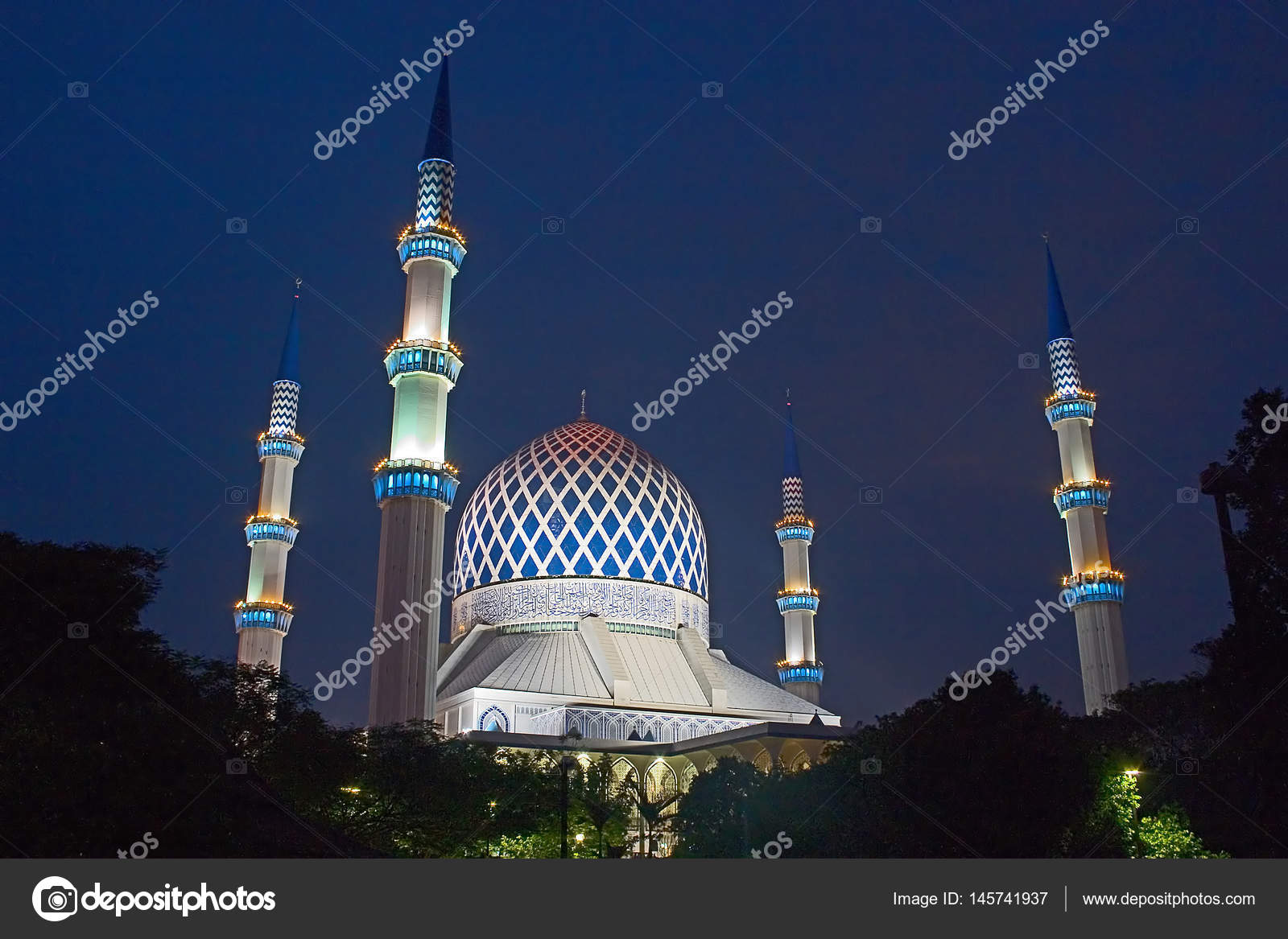 Masjid Shah Alam Stock Photos
