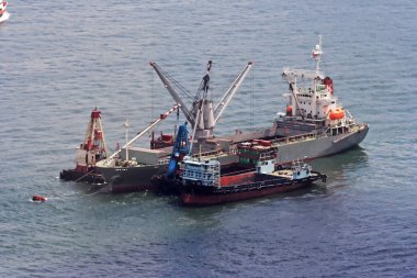 Ship in Hong Kong clipart