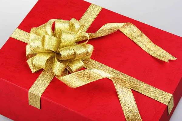 Gift Box with ribbon Stock Photo