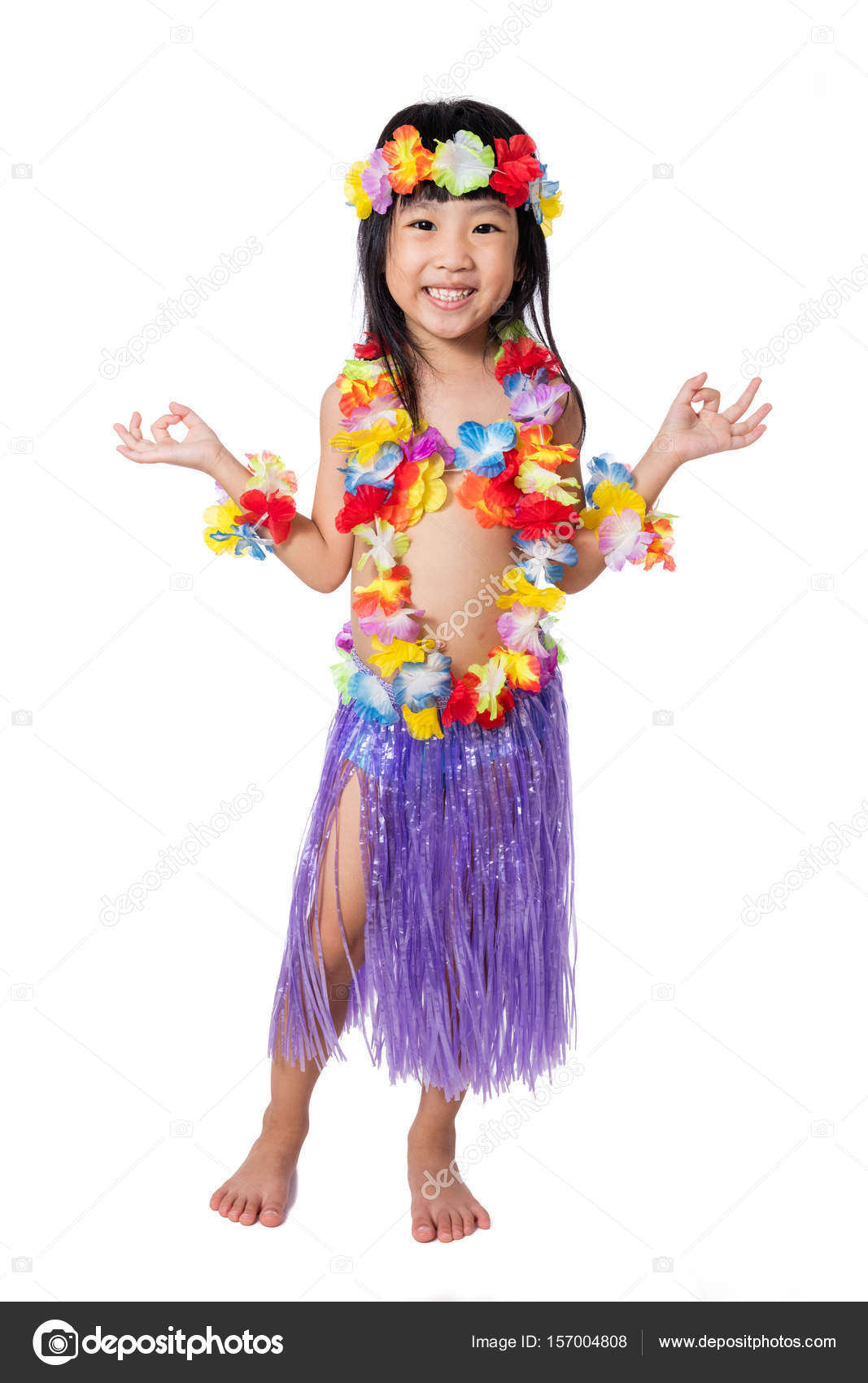 hawaiian attire for little girl