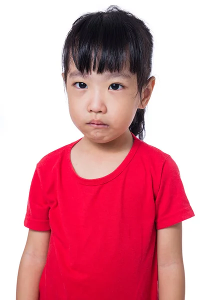 Weinen asiatische chinesische kleine Mädchen — Stockfoto