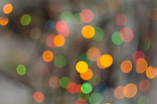 Defokted karácsonyi lámpák — Stock Fotó