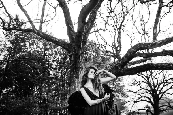 Siyah kanatlı düşmüş melek