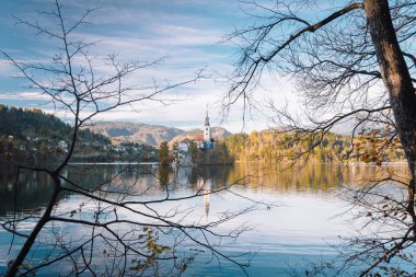 Alp Dağları'nda Lake Bled
