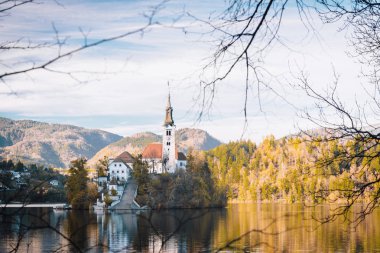 Alp Dağları'nda Lake Bled