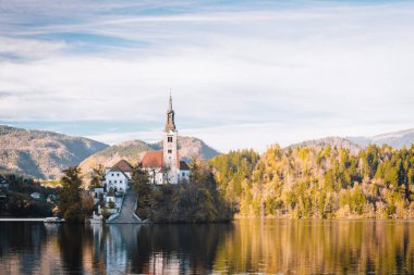 Alp Dağları'nda Lake Bled