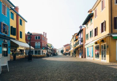 Turistik İlçesi eski il kasaba, Caorle İtalya