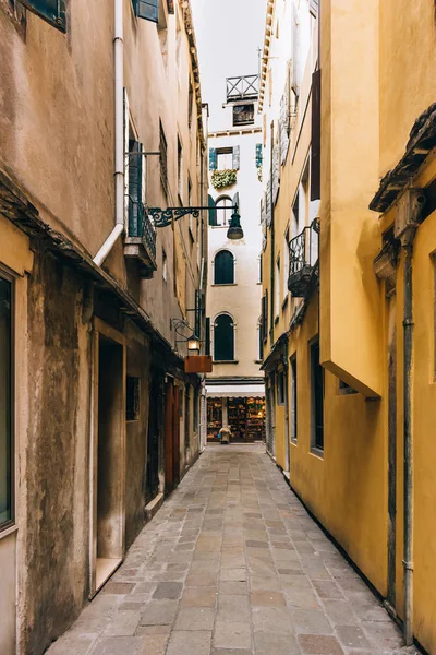 The old Venice streets of Italy — Stock Photo, Image
