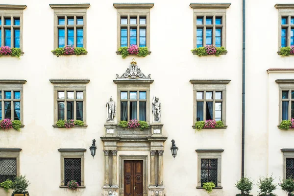 Architectonische Bezienswaardigheden Het Markt Plein Van Krakau — Stockfoto