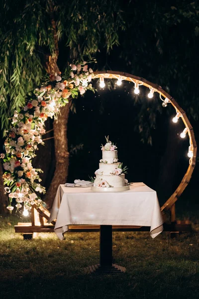 Pastel Bodas Boda Los Recién Casados —  Fotos de Stock