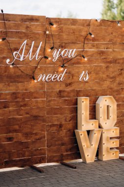 doğal elementli düğün dekoru