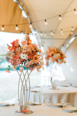 doğal elementli düğün dekoru