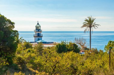 Calella lighthouse, Spain clipart