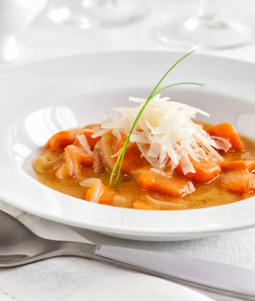 Carrot soup — Stock Photo, Image