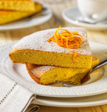 Geleneksel turuncu meyve kek