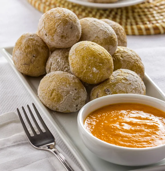 Buruşuk patates Papas arrugadas denilen