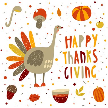 Şirin çizilmiş kartpostal