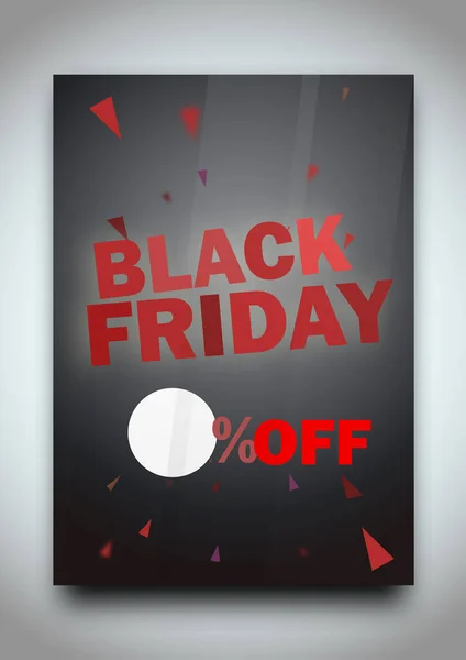 Siyah Cuma satış siyah etiket, banner, reklam, illüstrasyon yuvarlak