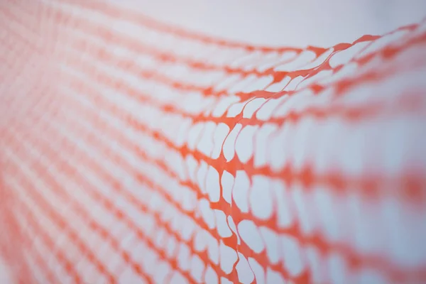 Plastik çit kışın kayak pisti