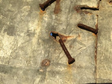 Galvanizli paslı metal duvar doku yüzeyi Vintage grungy arka