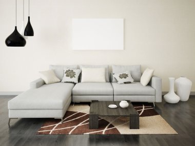 Poster şık oturma odası kadar alay.