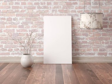 Poster boş çerçeve alay.