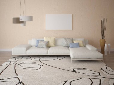 Poster modern oturma odası kadar alay.