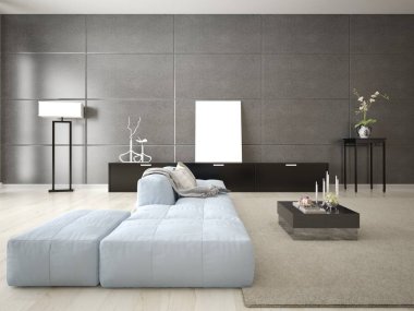 Poster boş çerçeve koyu arka plan üzerinde yukarı alay.