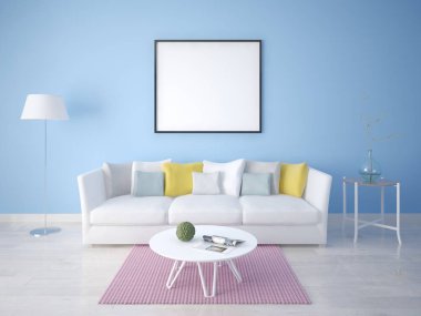 Minimalist tarzda oturma odası kadar alay.