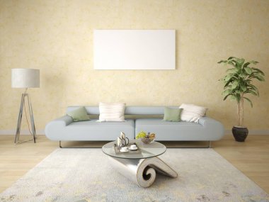 Şık bir oturma odası kadar alay.