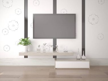  Poster Tv şık arka plan ile alay.