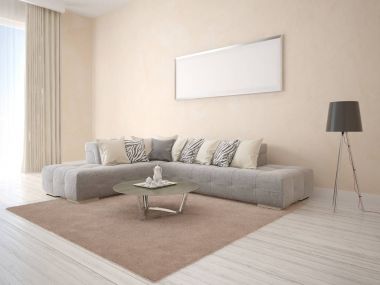  Aydınlık ve konforlu salon kadar alay.