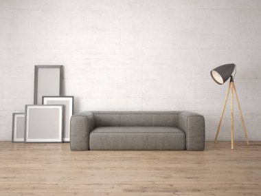  Rahat yumuşak koltuk ile modern bir oturma odası kadar alay.