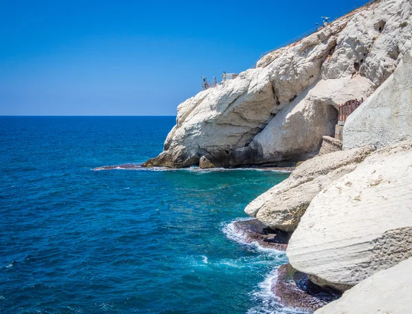 White rocks of Rosh HaNikra park — Stock Photo, Image