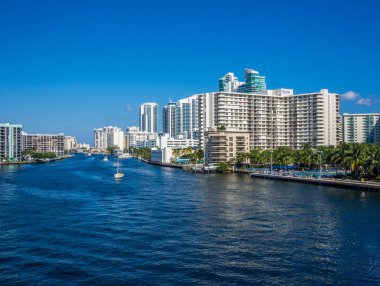 View of Hollywood, FL clipart