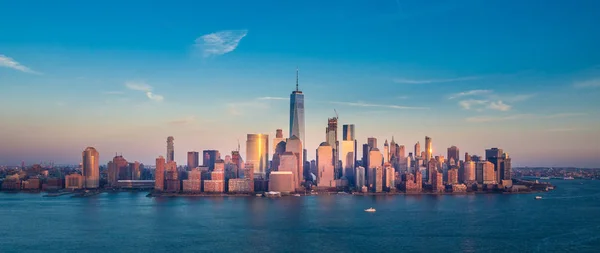 Manhattan Downtown Panorama — Stockfoto