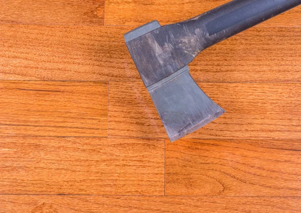 Instalación de piso de madera dura — Foto de Stock