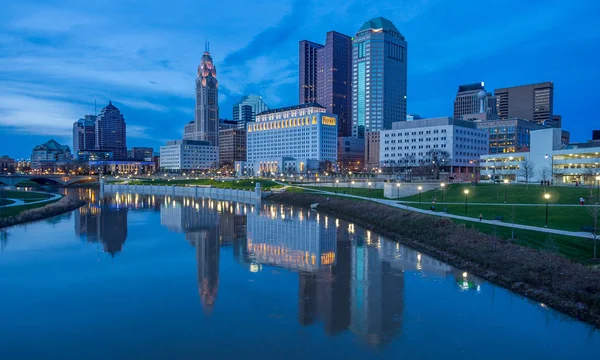 Columbus horizonte de Ohio — Foto de Stock