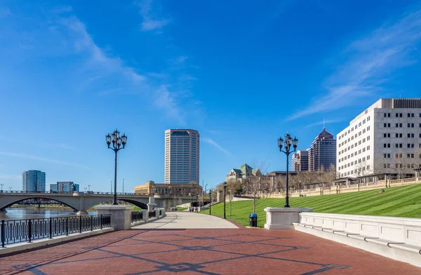 Columbus horizonte de Ohio — Foto de Stock