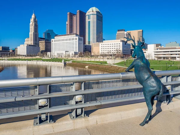 Columbus horizonte de Ohio — Foto de Stock